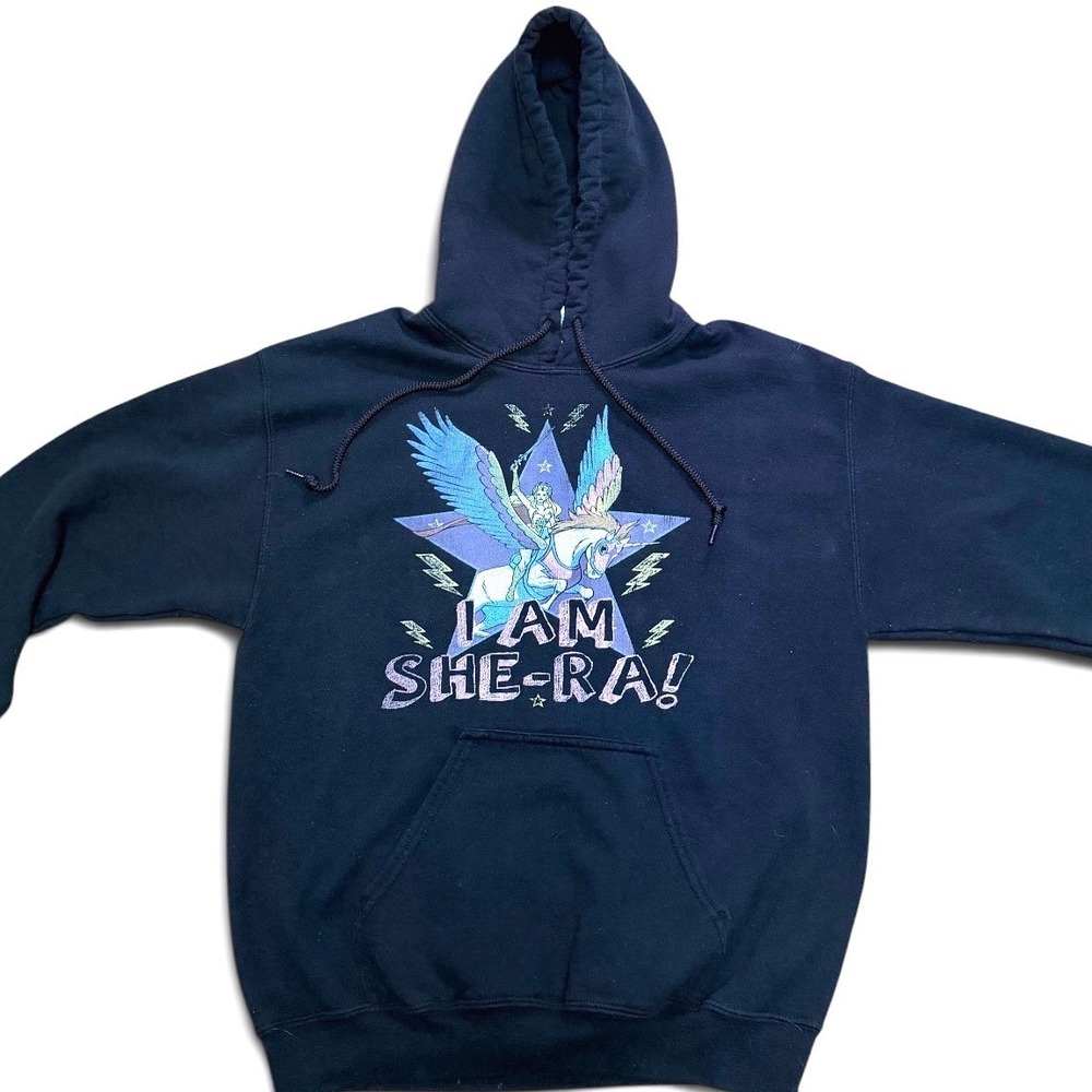 SHE-RA Unicorn Graphic‎ Hoodie Retro Fantasy Fairycore Sweatshirt M Fantasycore